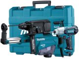Набор электроинструмента Makita: дрель DP4021 + перфоратор HR2652, в кейсе (ACSET-26)