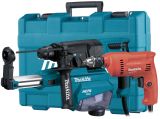 Набор электроинструмента Makita: дрель M0600 + перфоратор HR2652, в кейсе (ACSET-28)