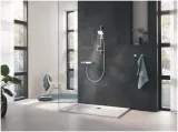 Ручной душ GROHE Rainshower SmartActive 130 Cube, 15 л/мин, 3 режима, хром/белый (26551LS0)