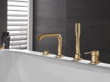 Смеситель для ванны GROHE Essence на 4 отверстия, на край ванны, холодный рассвет глянец (19578GL1)