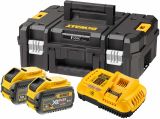 Набор DEWALT DCB118Y2T: 2 АКБ DCB548, Li-Ion, 18/54 В, 12/4 Ач и быстрое зарядное устройство DCB118, 18/54 В, 8 А, в кейсе TSTAK
