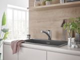 Смеситель для кухонной мойки GROHE Eurosmart с вытяжным душем, хром (30305001)