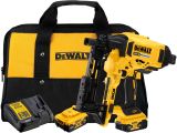 Аккумуляторный скобозабивной пистолет DEWALT DCN681N, 18 В, c 2 АКБ 5 Ач и ЗУ, в сумке (DCFS950P2-QW)