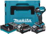 Аккумуляторный шуруповерт Makita TD002GD201, 40 В, 220 Нм, 4600 уд/мин, с 2 АКБ 2.5 Ач и ЗУ, в кейсе MakPac