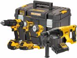Аккумуляторный набор DEWALT DCK440P2T, 18 В: дрель + шуруповерт + перфоратор + фонарь, с 2 АКБ 5 Ач и ЗУ, в кейсе TSTAK