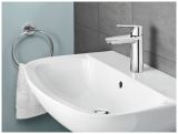 Смеситель для раковины GROHE Start Edge с донным клапаном, хром (23342000)