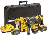 Аккумуляторный перфоратор DEWALT DCH335X2, 54 В, 3.5 Дж, 4480 уд/мин, с 2 АКБ 3 Ач и ЗУ, в кейсе (DCH335X2-QW)