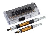 Набор бит DEWALT с двумя магнитными держателями, 25 мм, HEX, 14 шт. (DT70512T-QZ)