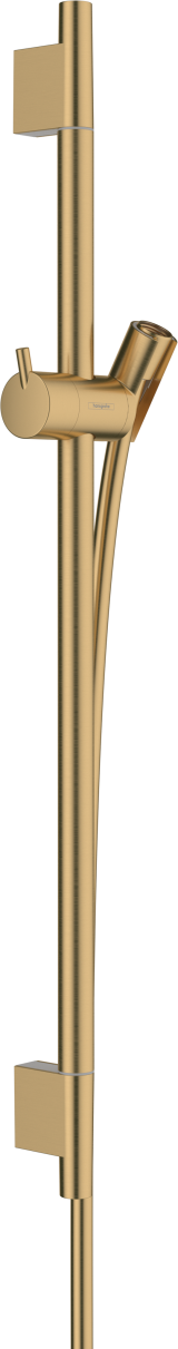 Душевая штанга hansgrohe Unica S Puro 65 см со шлангом 28632140, шлифованная бронза