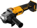 Аккумуляторная угловая шлифмашина DEWALT DCG407M2T, 18 В, 125 мм, 9000 об/мин, с 2 АКБ 4 Ач и ЗУ, в кейсе TSTAK (DCG407M2T-QW)
