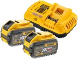 Набор DEWALT DCB118Y2T: 2 АКБ DCB548, Li-Ion, 18/54 В, 12/4 Ач и быстрое зарядное устройство DCB118, 18/54 В, 8 А, в кейсе TSTAK
