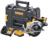 Аккумуляторная дисковая пила DEWALT DCS565S2T, 18 В, 165 мм, 4950 об/мин, с 2 АКБ 3.5 Ач и ЗУ, в кейсе TSTAK (DCS565S2T-QW)