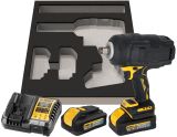 Аккумуляторный гайковерт DEWALT DCF964H2G, 18 В, 2576 Нм, 2015 уд/мин, с 2 АКБ 5 Ач и ЗУ, в чехле (DCF964H2G-QW)