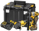 Набор DEWALT: аккумуляторная дрель-шуруповерт DCD999, 18 В и угловая шлифмашина DCG418, 54 В, c 2 АКБ 6 Ач и ЗУ, в кейсе TSTAK, DCK2016T2T