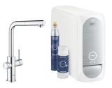 Смеситель для кухонной мойки GROHE Blue Home с системой фильтрации, охлаждения и газирования воды, Wi-Fi, хром (31539000)