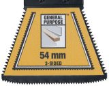 Полотно трехстороннее DEWALT для реноватора, 54 мм, DT20773