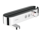 Термостат для ванны hansgrohe ShowerTablet Select 400 внешнего монтажа, с полочкой 24340000, хром