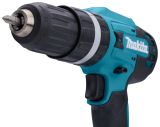 Аккумуляторная ударная дрель-шуруповерт Makita HP488D006, 18 В, 1400 об/мин, 21000 уд/мин, с 2 АКБ 2 Ач и ЗУ, в кейсе