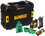 Аккумуляторный набор лазерного инструмента DEWALT DW0887100-1: нивелир DW088CG + дальномер DWHT77100, на батарейках, в кейсе TSTAK