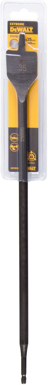 Сверло по дереву DEWALT EXTREME IMPACT , 35x386x406 мм, 1 шт. (DT4793-QZ)