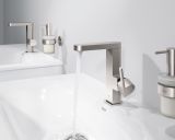 Смеситель для раковины GROHE Plus с донным клапаном, M-Size, суперсталь (23871DC3)