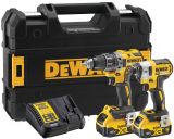 Аккумуляторный набор DEWALT DCK268P2T, 18 В: дрель-шуруповерт DCD791 + шуруповерт DCF887, с 2 АКБ 5 Ач и ЗУ, в кейсе TSTAK