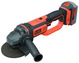 Аккумуляторная углошлифовальная машина BLACK+DECKER BCG720M1, 18 B, 4 Ач , Li-Ion, 1 АКБ, ЗУ