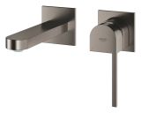 Внешняя часть смесителя для раковины GROHE Plus на 2 отверстия, M-Size, темный графит матовый (29303AL3)