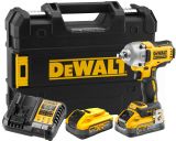 Аккумуляторный гайковерт DEWALT DCF891H2T, 18 В, 1084 Нм, 3250 уд/мин, с 2 АКБ 5 Ач и ЗУ, в кейсе TSTAK (DCF891H2T-QW)