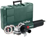 Угловая шлифмашина Metabo WEQ 1400-125, 1400 Вт, 125 мм, 11500 об/мин, в кейсе (600347510)