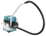 Аккумуляторный строительный пылесос Makita DVC150L, 2x18 В, с опцией работы от сети, 15 л, с 2 АКБ 5 Ач, без ЗУ (DUST-KITM13)