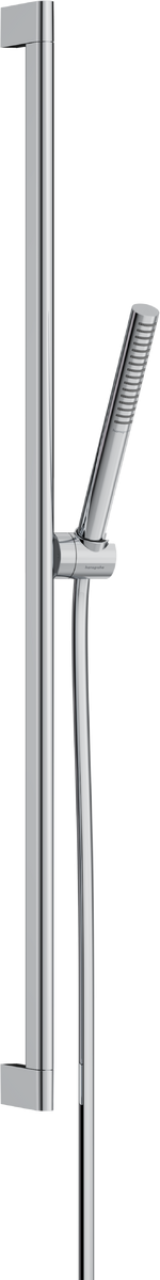 Душевой гарнитур hansgrohe Pulsify S 100 1jet EcoSmart+ со штангой 90 см, 24383000, хром