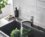 Смеситель для кухни GROHE Start QuickFix с низким вытяжным изливом, хром (30531001)