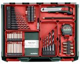 Аккумуляторная дрель-шуруповерт Metabo BS 18 L, 18 В, 1850 об/мин, с 2 АКБ 2 Ач, ЗУ и набором оснастки, в кейсе (614051710)