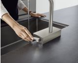 Смеситель для кухонной мойки hansgrohe Aquno Select M81 250, с вытяжным душем 2jet 73836800, под сталь