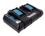 Быстрое зарядное устройство Makita DC18RD, двойное, для Ni-MH/Li-Ion АКБ, 7.2-18 В, 2x9 А, 630876-7