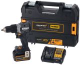 Ударная дрель-шуруповерт DEWALT McLaren Limited Edition DCD85MM1T, 18 В, 2000 об/мин, с АКБ 4 Ач и ЗУ, в кейсе TSTAK