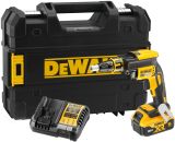 Аккумуляторный ленточный шуруповерт DEWALT DCF620P1T, 18 В, 30 Нм, 4400 об/мин, с АКБ 5 Ач и ЗУ, в кейсе TSTAK (DCF620P1NT-QW)