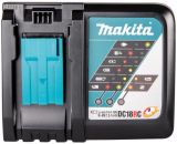 Набор Makita 197570-9: 2 АКБ BL1850, Li-Ion, 18 В, 5 Ач и быстрое зарядное устройство DC18RC, 7.2/9.6/12/14.4/18 В, 9 А