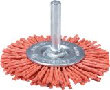 Щетка нейлоновая дисковая Makita (d75 мм, красная, G80, 6 мм), D-45593