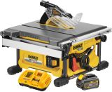 Аккумуляторная дисковая настольная пила DEWALT DCS7485T2, 54 В, 210 мм, 5800 об/мин, с 2 АКБ 2 Ач и ЗУ (DCS7485T2-QW)