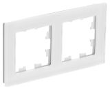 Рамка 2-постовая универсальная Systeme Electric (Schneider Electric) Atlas Design Nature, белый ATN360102