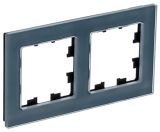 Рамка 2-постовая универсальная Systeme Electric (Schneider Electric) Atlas Design Nature, грифель ATN360702