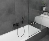 Смеситель для ванны hansgrohe Vernis Shape внешнего монтажа 71450670, матовый черный