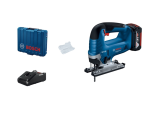 Аккумуляторный лобзик Bosch GST 185-LI, АКБ 1x4.0 Ач, З/У, кейс, 06015B3023