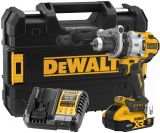 Ударная дрель-шуруповерт DEWALT DCD1007P1T, 18 В, 2250 об/мин, 38250 уд/мин, с АКБ 5 Ач и ЗУ, в кейсе TSTAK (DCD1007P1NT-XJ)