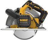 Аккумуляторная дисковая пила DEWALT DCS383H2, 18 В, 184 мм, 3900 об/мин, с 2 АКБ 5 Ач и ЗУ, в кейсе TSTAK (DCS383H2-QW)