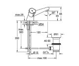 Смеситель для раковины GROHE Costa L, хром (21390000)