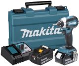 Аккумуляторный шуруповерт Makita DTD153RFE, 18 В, 170 Нм, 3600 уд/мин, с 2 АКБ 3 Ач и ЗУ, в кейсе