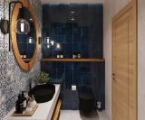 Раковина накладная Aqueduto ESPIRAL, овальная 390*600, черный матовый (ESP0240)